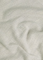 Les Deux Greyson Half-zip Merino Wool Jumper Grey