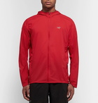 Arc'teryx - Incendo Slim-Fit Mesh-Panelled Lumin Hooded Jacket - Men - Red