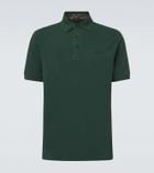 Etro Pegaso cotton piqué polo shirt