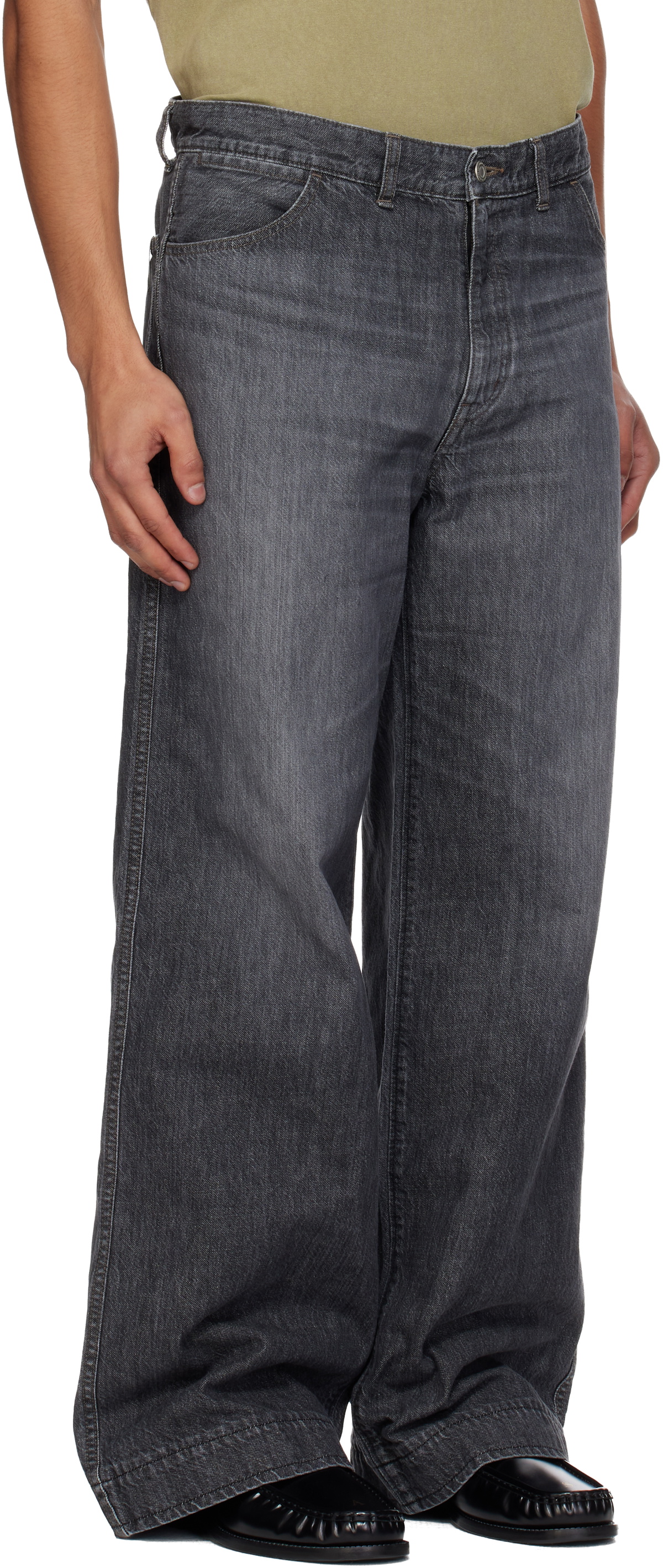 N.Hoolywood Gray Faded Jeans