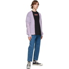 GCDS Purple Puffy Cardigan