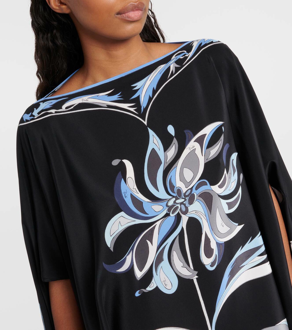 Pucci Dalia silk twill kaftan Emilio Pucci