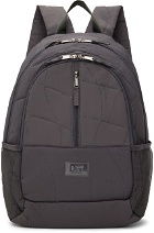 Dime Gray Quilted Backpack