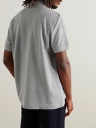 Mr P. - Cotton-Piqué Polo Shirt - Gray