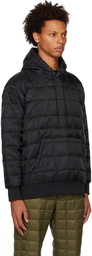 TAION Black Quilted Down Hoodie