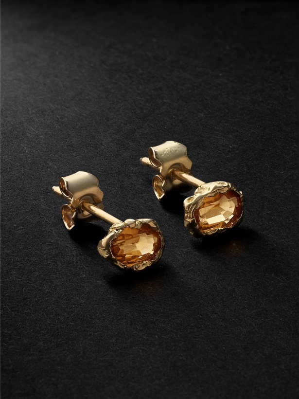 Photo: Healers Fine Jewelry - 18-Karat Gold Citrine Earrings