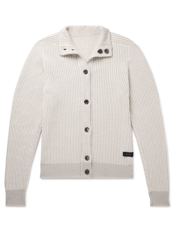 Photo: Sease - Reversible Cashmere and Cotton-Blend Cardigan - Neutrals
