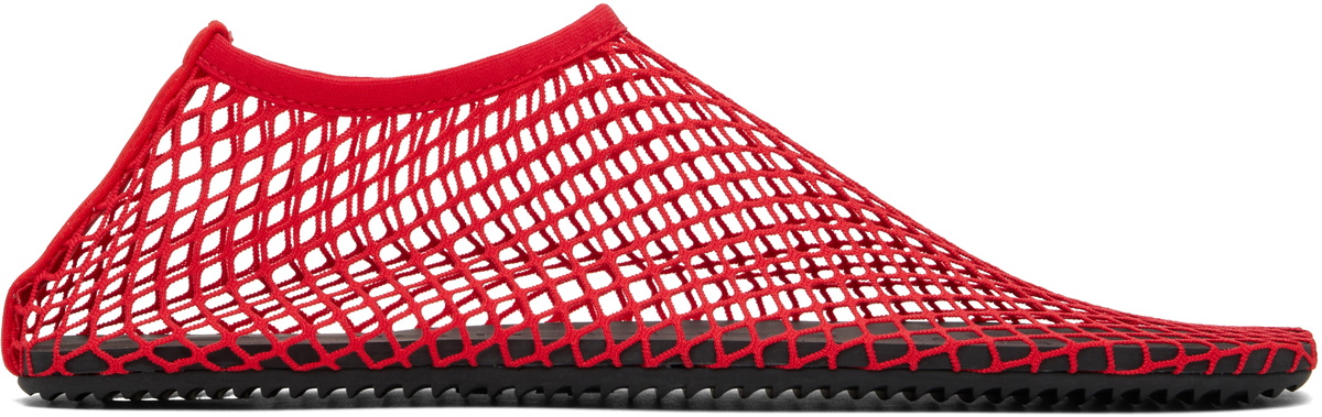 Christopher Esber Red Mesh Water Flats