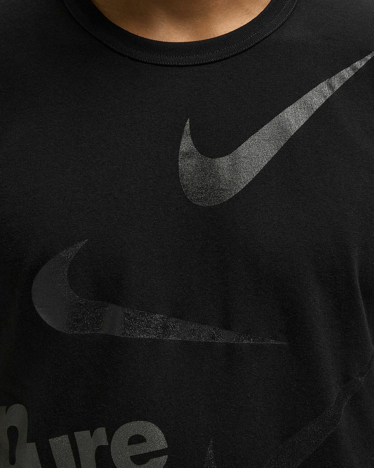 Comme des Garçons Black X NIKE TEE Black Mens Shortsleefe
