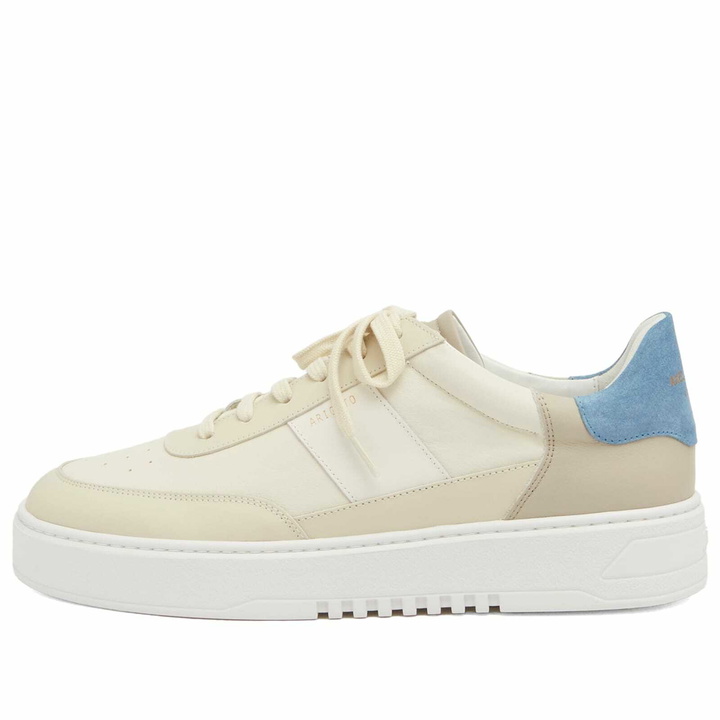 Photo: Axel Arigato Men's Orbit Vintage Sneaker in Beige/Light Blue