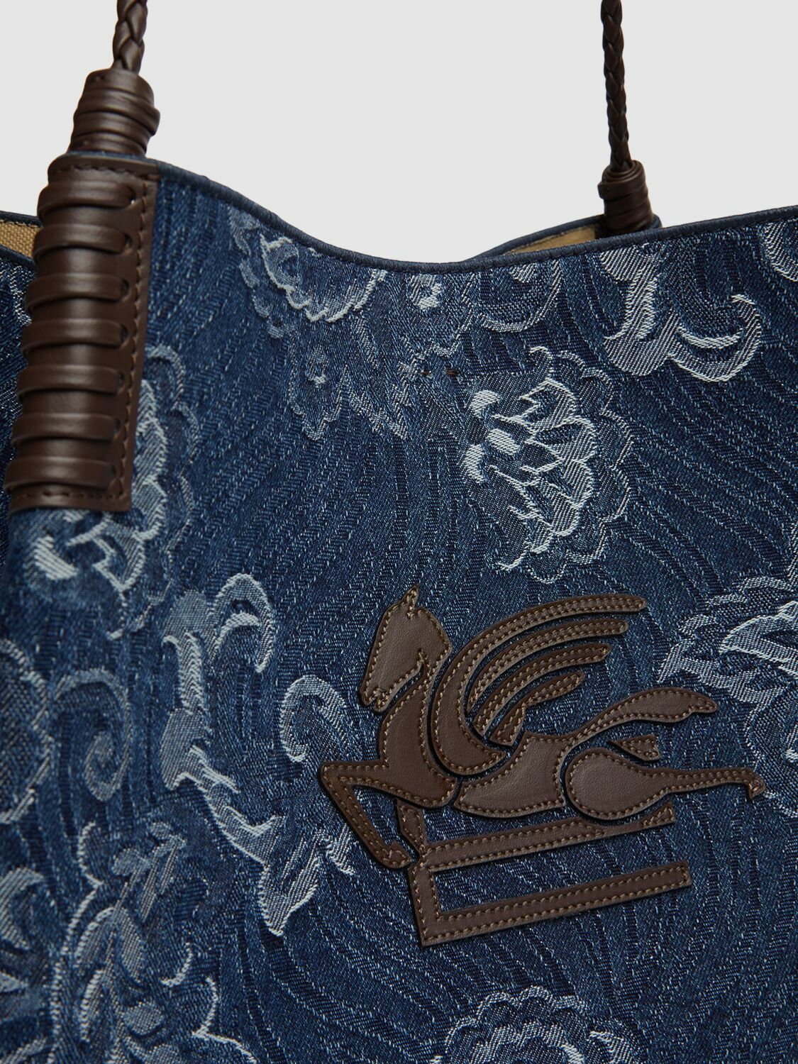 【送料&関税込】Etro Libra Media Denim Jacquard Bag ETRO Medium Libra Denim Jacquard Bag Etro