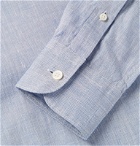 Ermenegildo Zegna - Slub Linen and Cotton-Blend Shirt - Blue