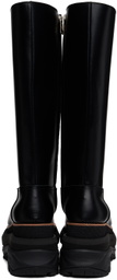 sacai Black Long Tall Boots