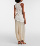 The Frankie Shop Mio sheer crêpe balloon pants