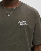 Maison Kitsune HANDWRITING COMFORT TEE-SHIRT Grey Mens Shortsleefe