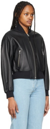 Mackage Black Kiva Leather Jacket