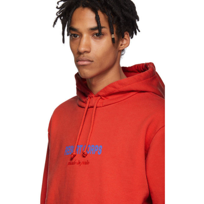 Resort Corps Red Fractured Hoodie Resort Corps