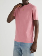 Folk - Panelled Cotton-Jersey T-Shirt - Pink