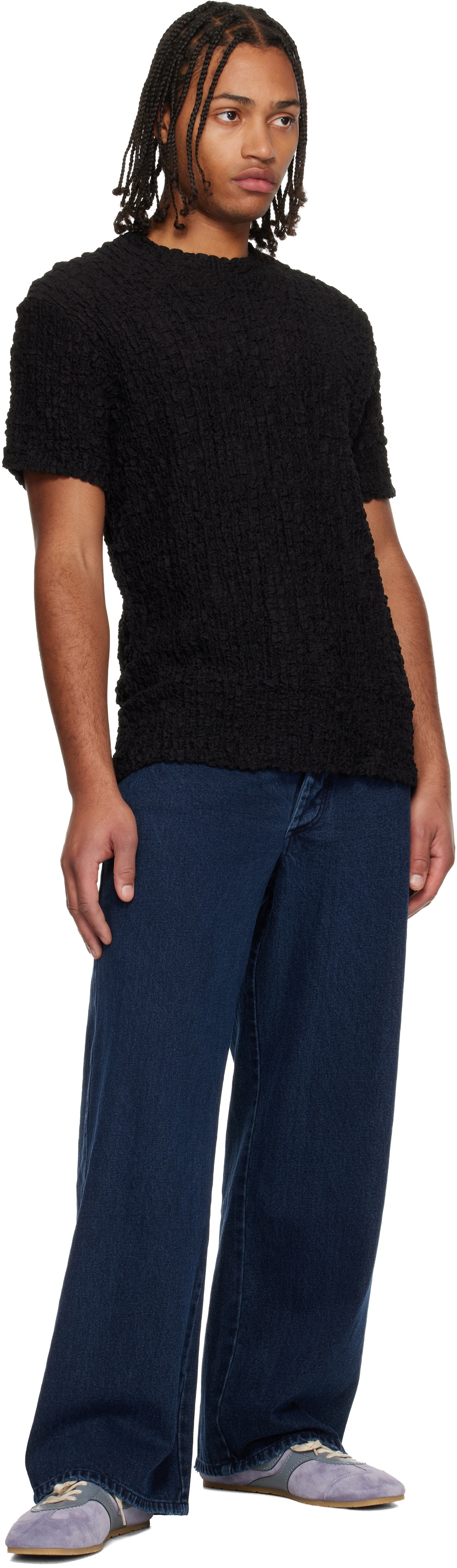 Song for the Mute Blue Overdye Baggy Jeans