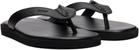 BOSS Black Embossed-Logo Flip-Flops