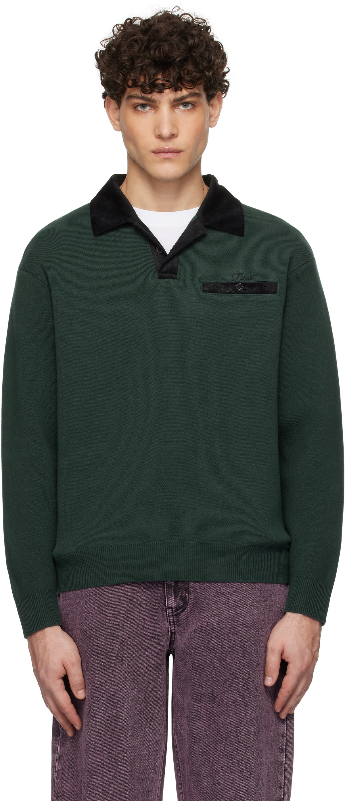 Dime Green Casino Rugby Polo