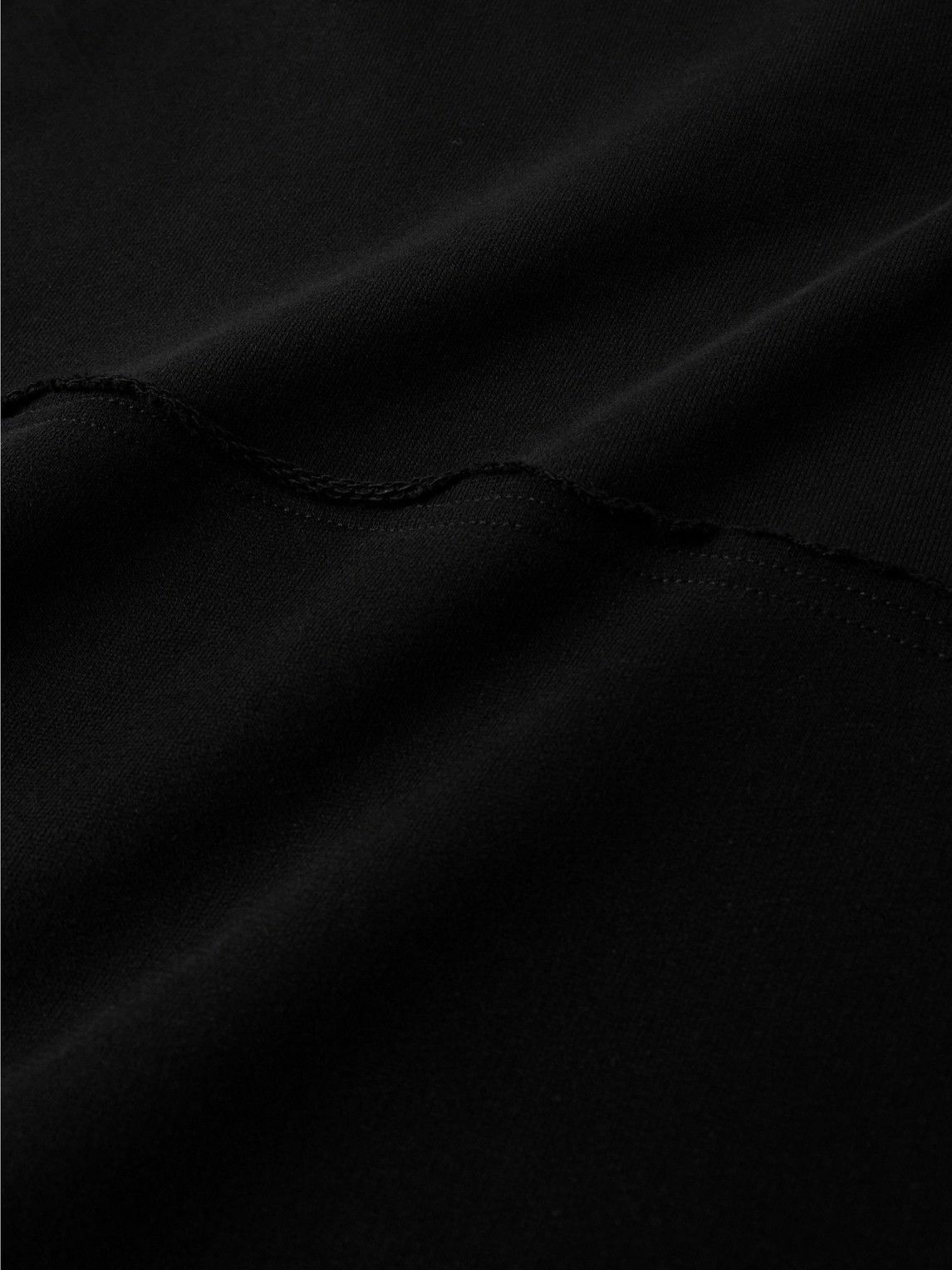 AIREI - Organic Cotton-Jersey Hoodie - Black