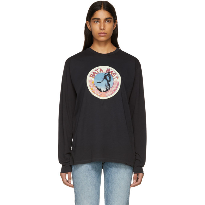 Photo: Baja East Black Stallion Medallion Long Sleeve T-Shirt
