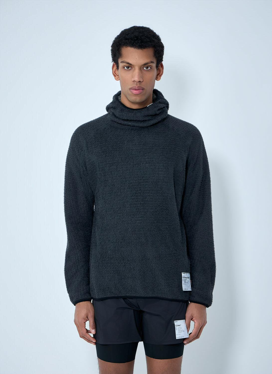 Satisfy Textured High-Neck Sweater