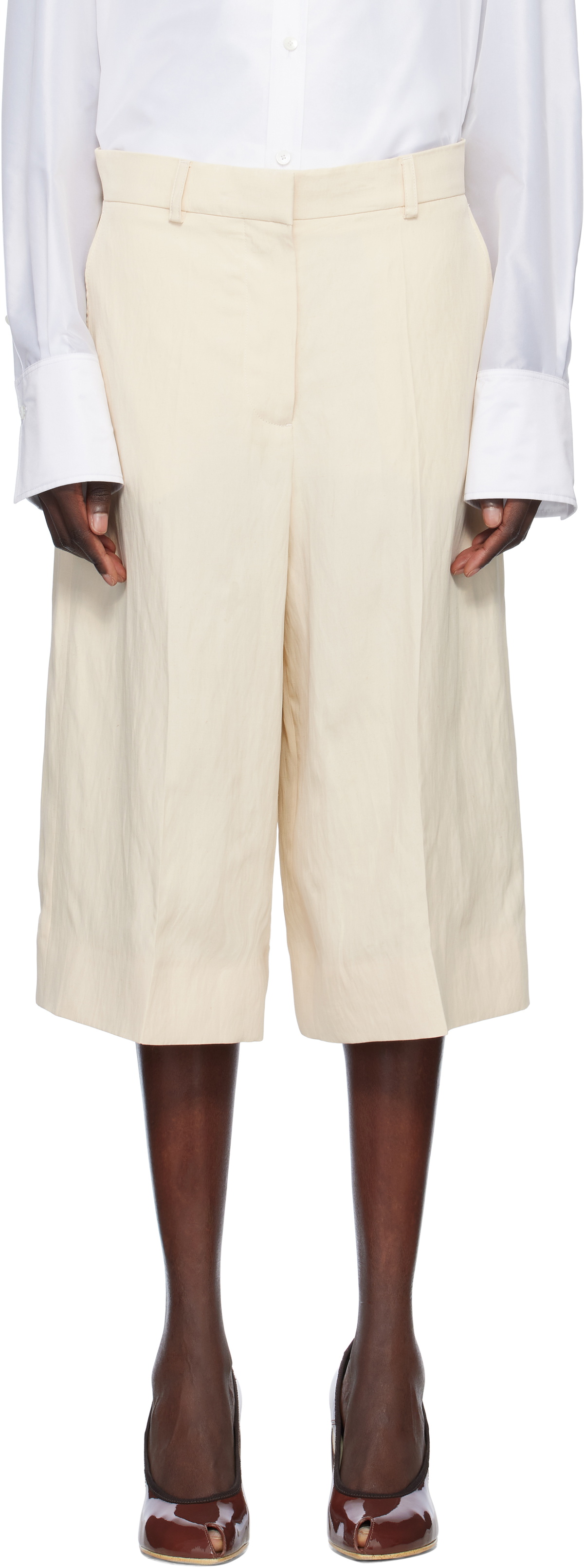 Stella McCartney White Cotton Sun Shortie