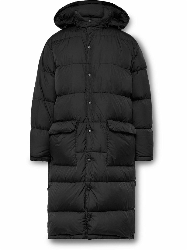 Photo: Aspesi - Quilted Padded Shell Hooded Coat - Black