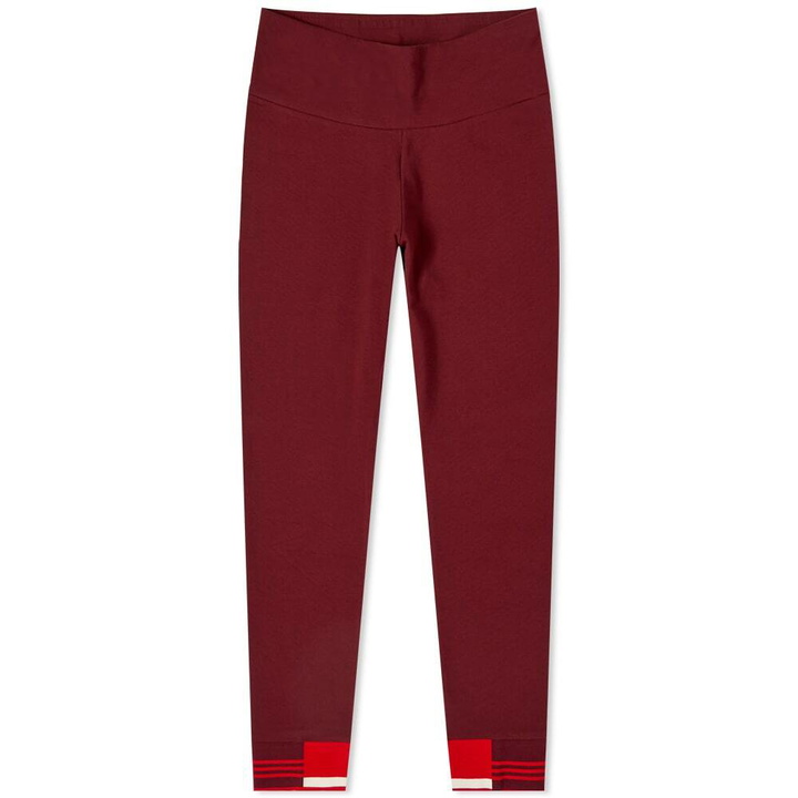 Photo: Adidas Women's 7/8 Rib Tight in Shadow Red