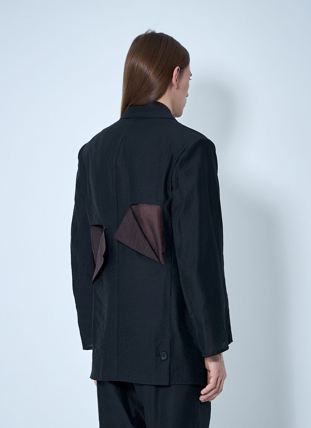 Yohji Yamamoto Cut-Off Single-Breasted Blazer