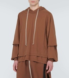 DRKSHDW by Rick Owens Cotton jersey hoodie