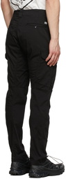 C.P. Company Black Sateen Ergonomic Cargo Pants