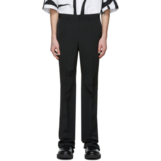 Photo: Givenchy Black Bootcut Tailored Trousers