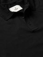 Reigning Champ - Pima Cotton-Jersey Polo Shirt - Black