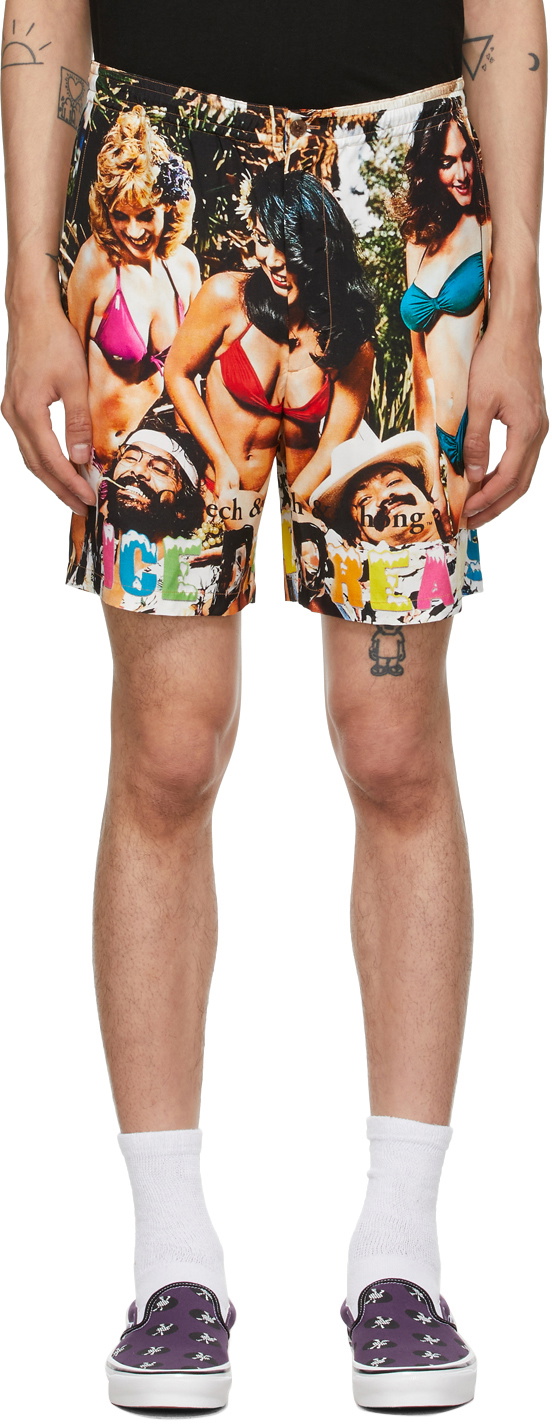 WACKO MARIA Multicolor Nice Dreams Edition Graphic Shorts Wacko Maria