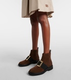 Roger Vivier Viv' Ranger suede Chelsea boots