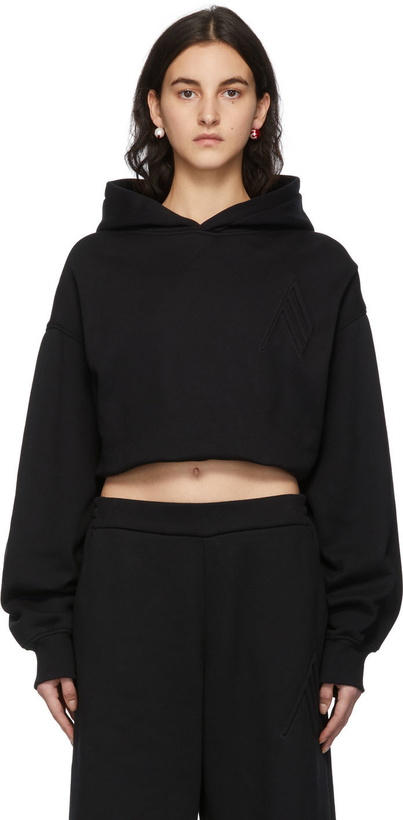 Photo: The Attico Black 'Maeve' Hoodie