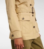 Nili Lotan Mila belted cotton jacket