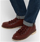 Loro Piana - Laax Full-Grain Leather Boots - Men - Brown