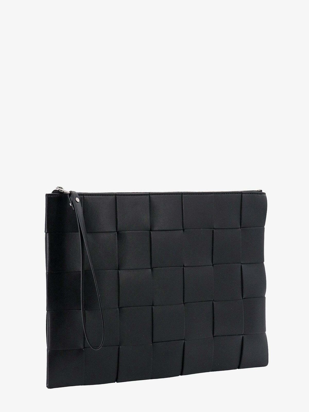 Bottega Veneta Cassette Black Mens Clutch