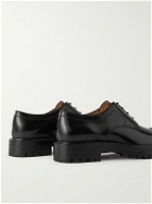 Maison Margiela - Tabi County Patent-Leather Derby Shoes - Black