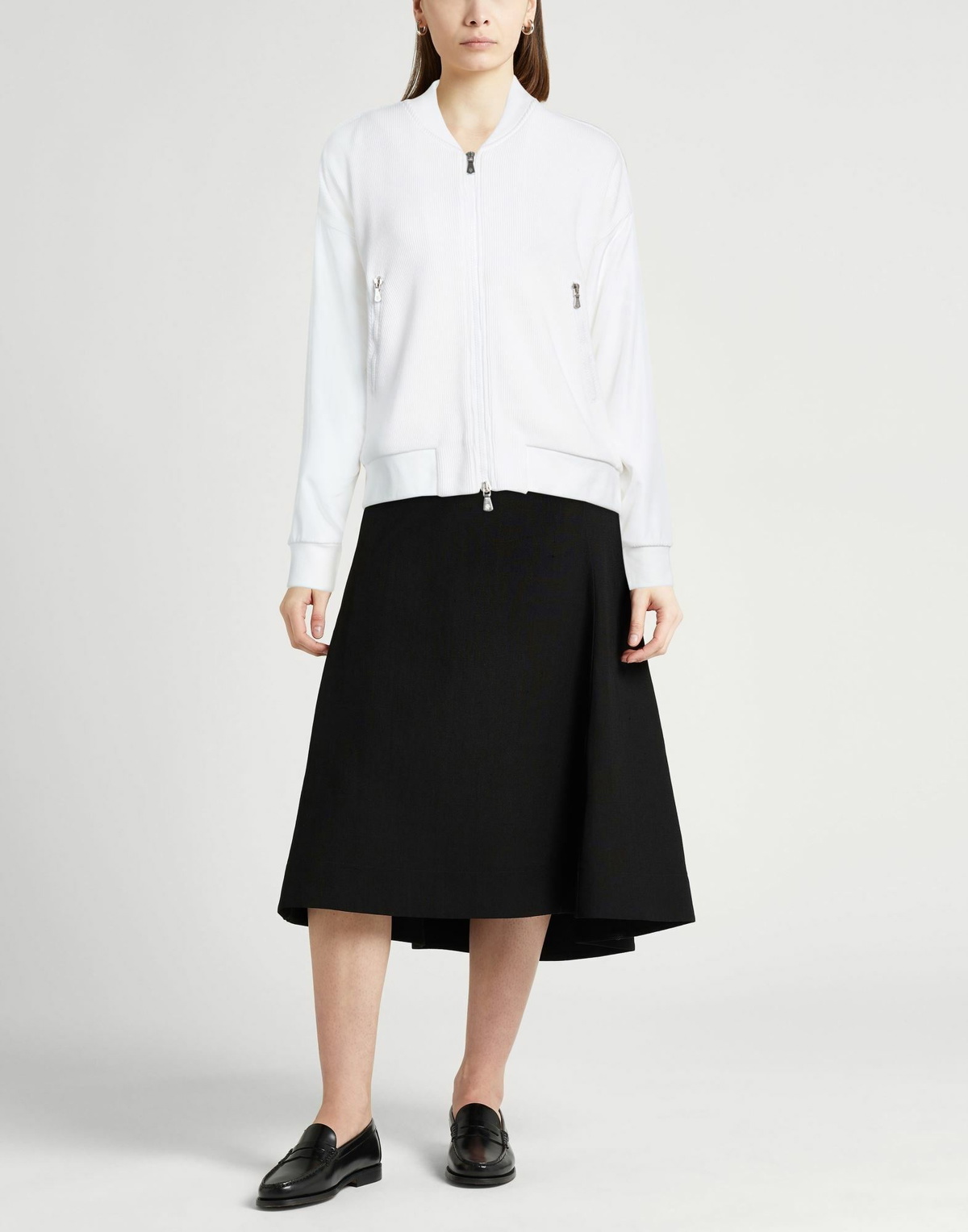 Eleventy Womens Sweatshirt in White
