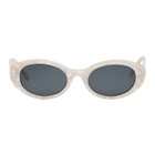 Roberi and Fraud White Betty Sunglasses