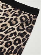 TOM FORD - Leopard-Print Stretch-Cotton Jersey Briefs - Animal print