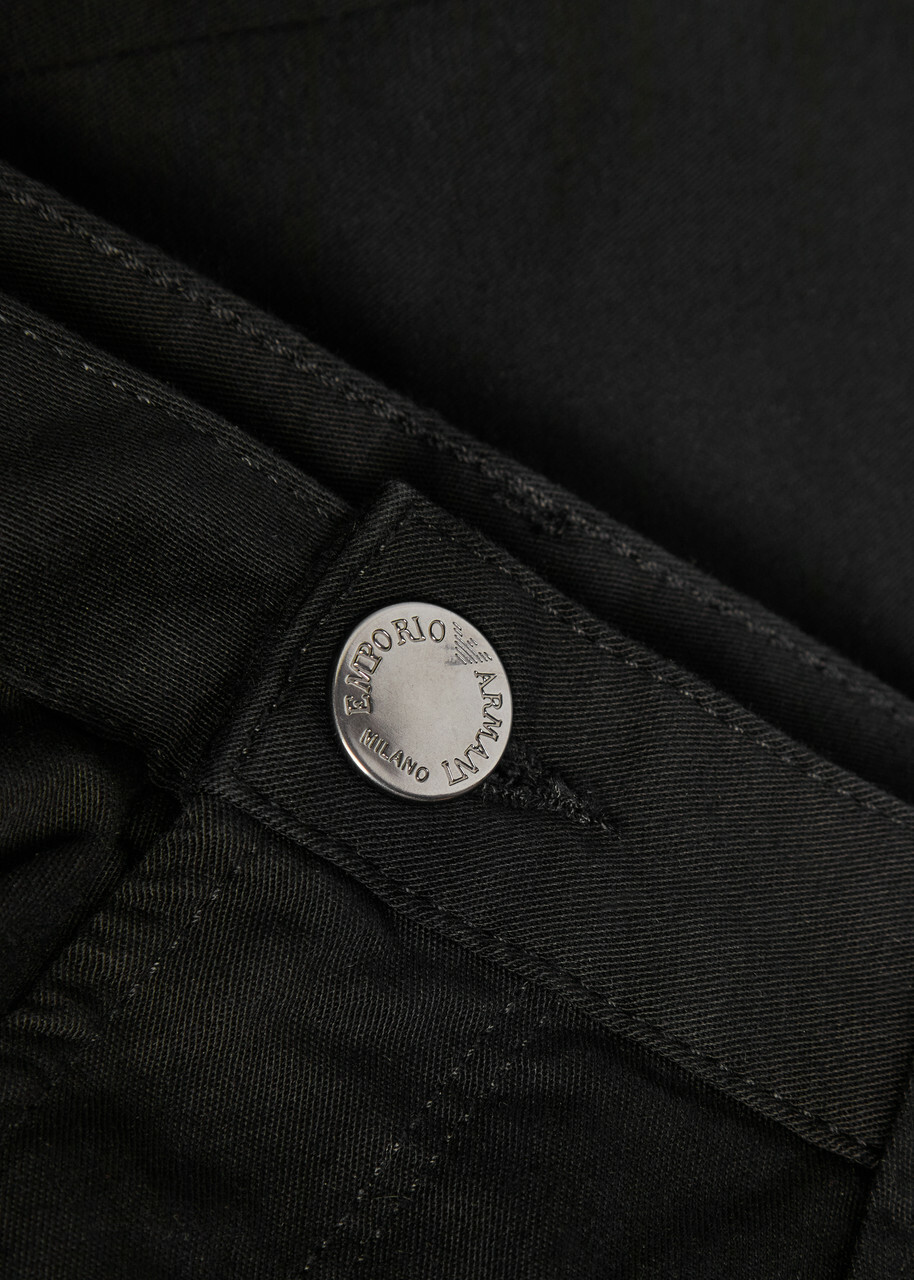 Emporio Armani Slim-leg Jeans Black