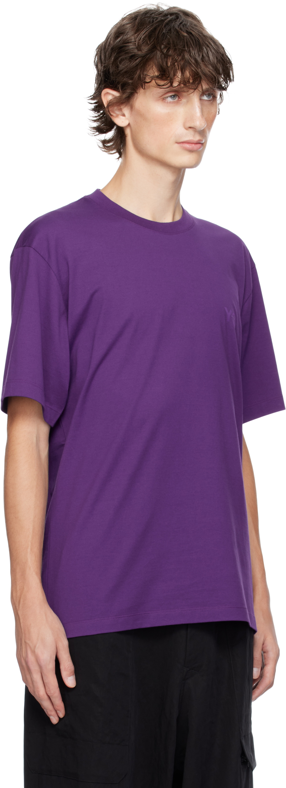 Y-3 Purple Reg T-shirt Y-3
