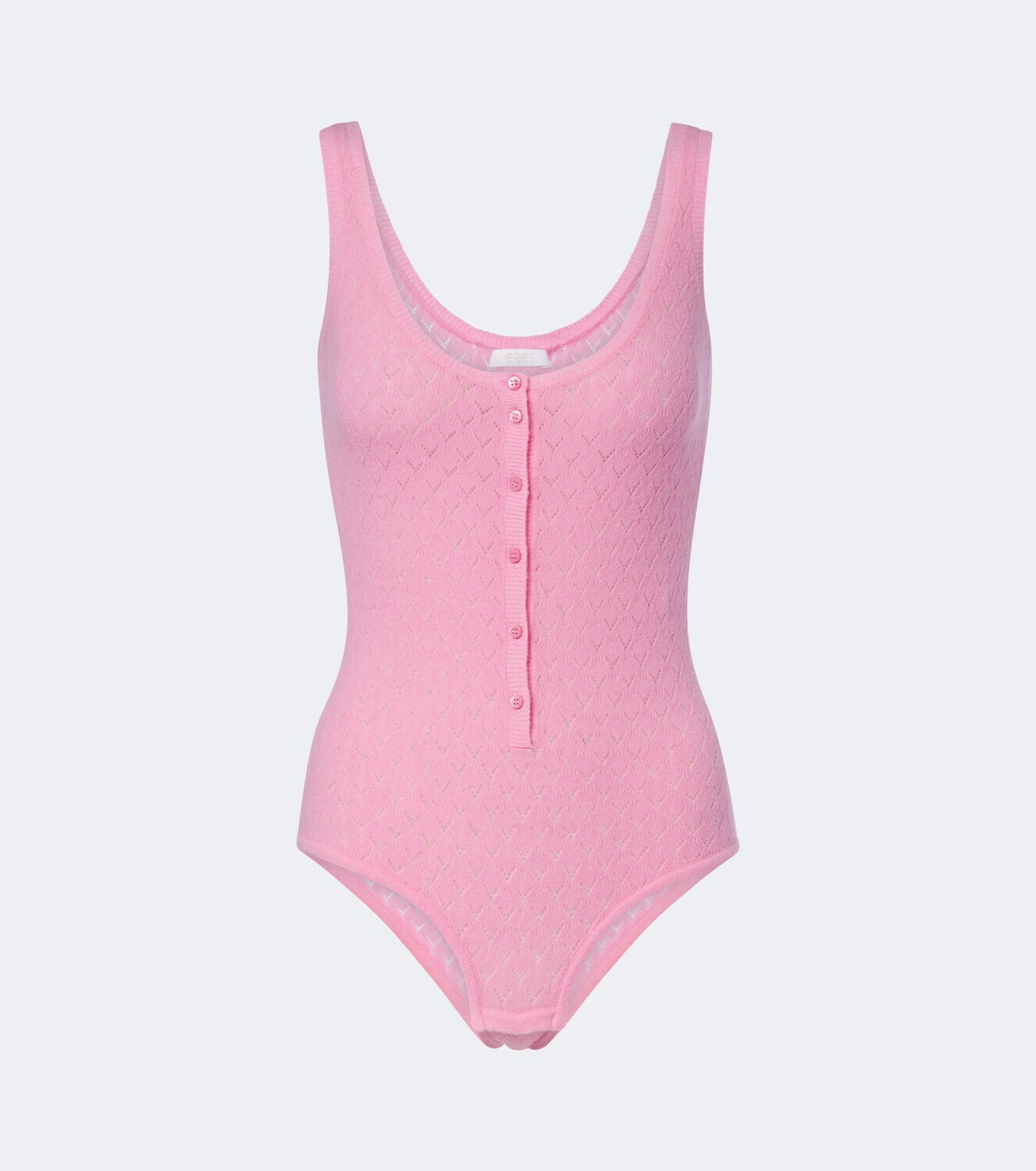 Eres Gourmandise pointelle wool-blend bodysuit