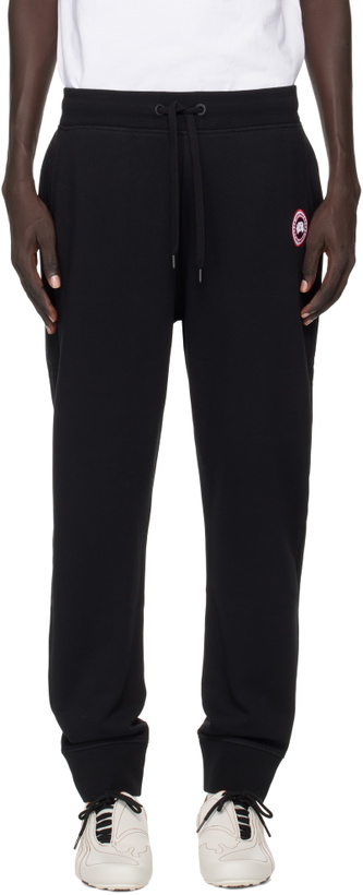 Photo: Canada Goose Black Terry Sweatpants